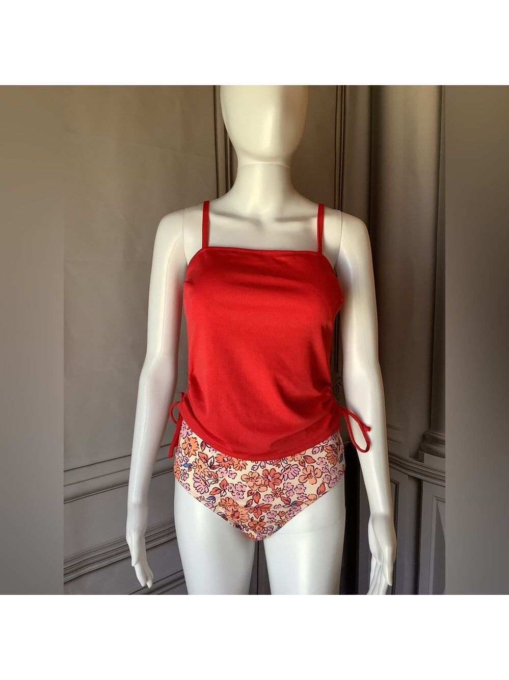 CUPSHE Women's Tankini Set Two Piece Swimsuit Small NWT